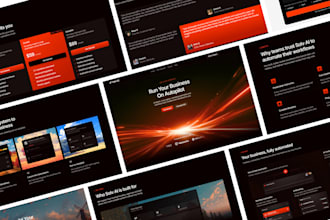 design and develop a modern framer website or landing page for saas, ai, web3