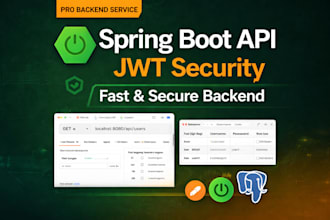 develop secure spring boot rest API with jwt authentication