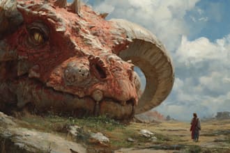 paint semi realistic fantasy art