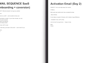 write high converting saas email sequences
