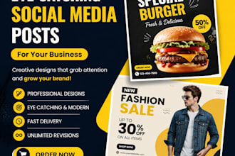 design social media posts