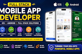 build on demand handyman app, home cleaning app, service provider app, ios app