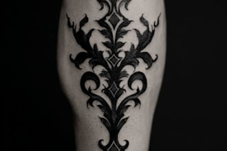 design custom fine line and blackwork tattoo designs
