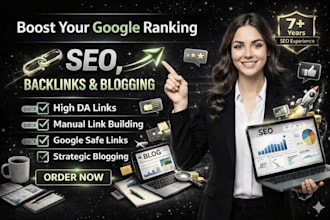 create blogging website on page SEO and backlinks