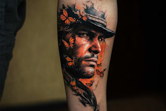design realistic tattoo art and stencil ready designs