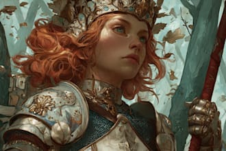 draw fantasy illustrations, concept art, and card game art