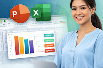 make PPT and excel data entry