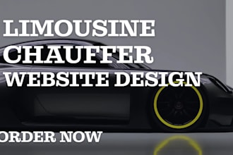 design limousine website chauffeur website taxi website and taxi booking website