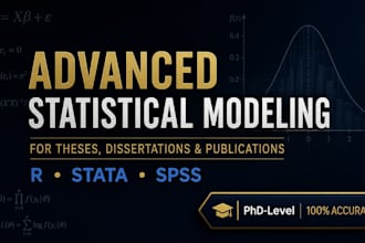 do advanced statistical modeling and data analysis