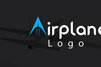 design a super high quality plane, aviation logo