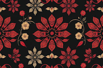 seamless pattern, pattern design, textile design