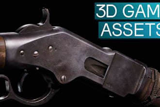 create a realistic game ready 3d models