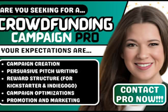 design and write a winning crowdfunding campaign for kickstarter indiegogo