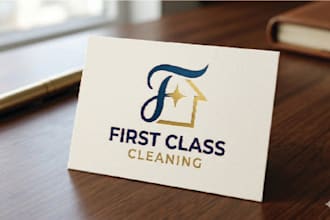 design a luxury cleaning business logo