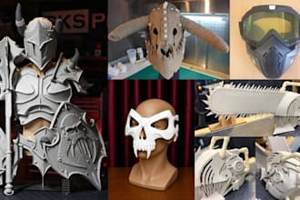 3d print and paint custom anime fugure statue in resin fdm pla and ship it