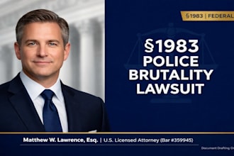 write a section 1983 lawsuit for police brutality