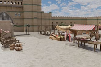 design professional 3d game environments and assets in blender