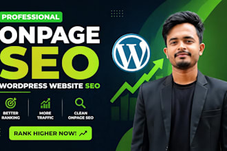 do complete onpage SEO optimization for your wordpress website using rankmath