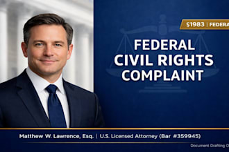 draft a federal complaint against a police rights violation