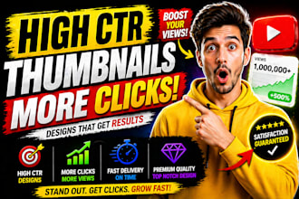 design viral youtube thumbnails with high CTR