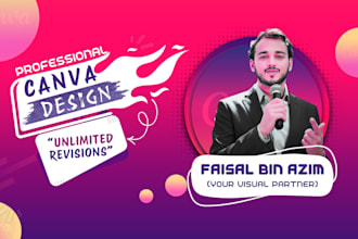 design professional canva templates for your brand
