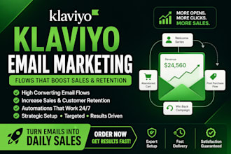 set up klaviyo email marketing flows that boost sales and retention fast