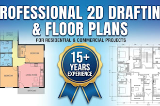 do autocad 2d drafting and estimation