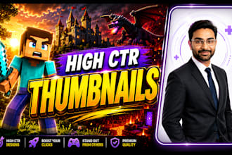 design minecraft survival youtube thumbnail