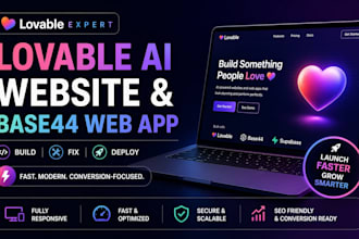 build lovable ai website, lovable dev, base44 ai web app