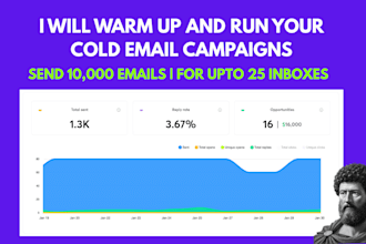 warmup and run your cold email campaign