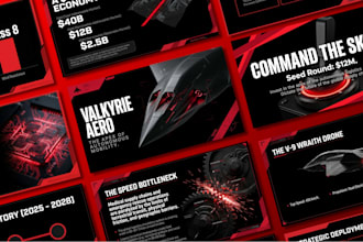 design a deep tech pitch deck and technical presentation