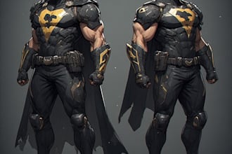 create superhero cartoon character for you