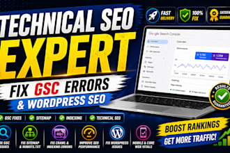 technical seo, website audit, google search console and indexing