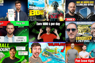 make amazing thumbnails for more views in 3hr