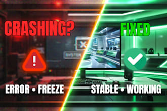 fix game crashes, freezing, not launching and fps drops on pc