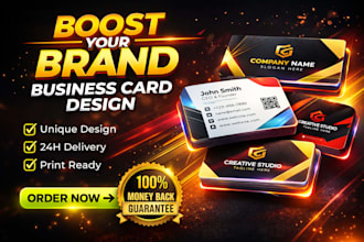 create business card and