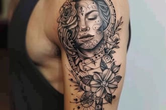 design a modern and minimalist tattoo design