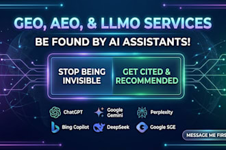 do GEO, aeo, and llmo for your website