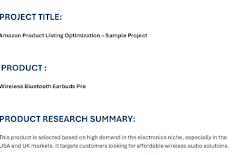 do amazon product research and listing optimization to boost your sales
