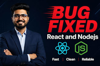 fix bugs and errors in your react or node js web application