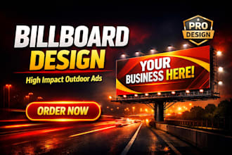 create billboard design and
