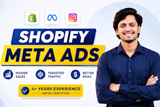 setup and manage shopify meta ads and facebook ads for sales