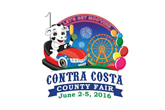 design colorful contra costa county fair logo