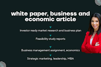 write a white paper for you