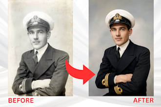 old photo restoration enhancement and colorization in HD