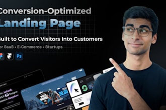 design a high converting landing page for your startup