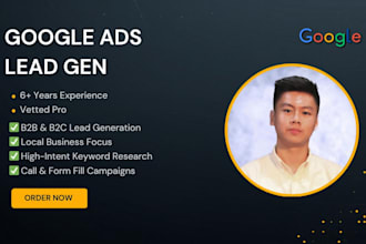 provide google ads management for lead generation businesses