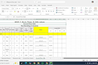 do bar bending schedule bbs, reinforcement detailing and material takeoff
