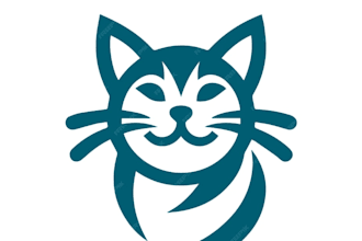 make an animal, cat, dog or pet logo design
