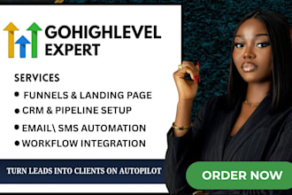 build gohighlevel saas white label snapshot funnels crm and automation expert